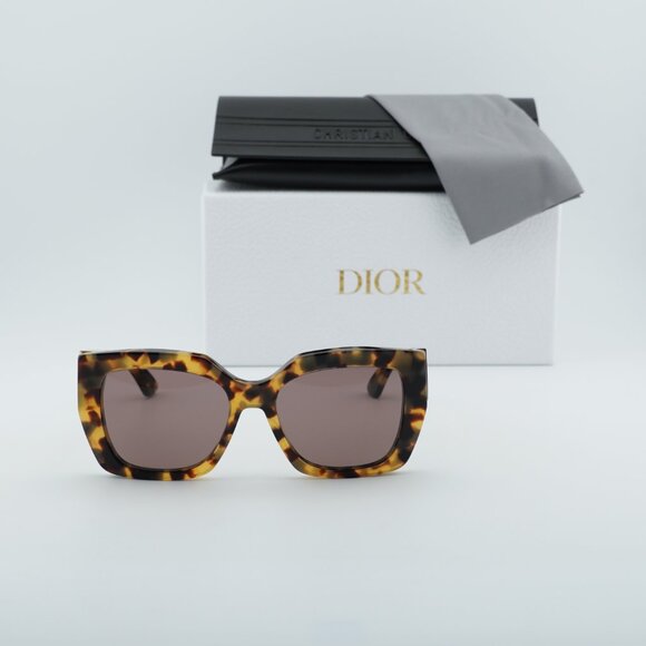 Dior MISSDIOR S2I 26D0 Square Sunglasses - Havana/Brown main image 8
